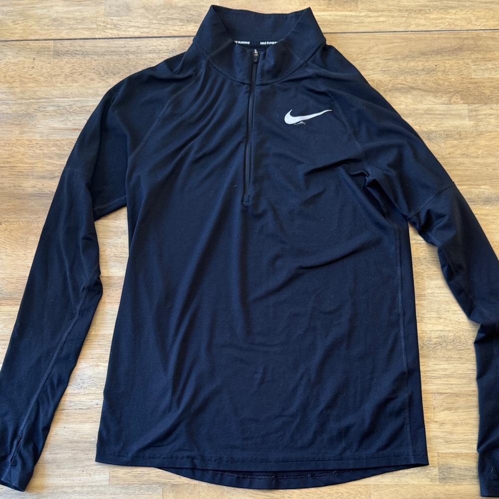 Nike Black Dri-FIT Quarter-Zip Top